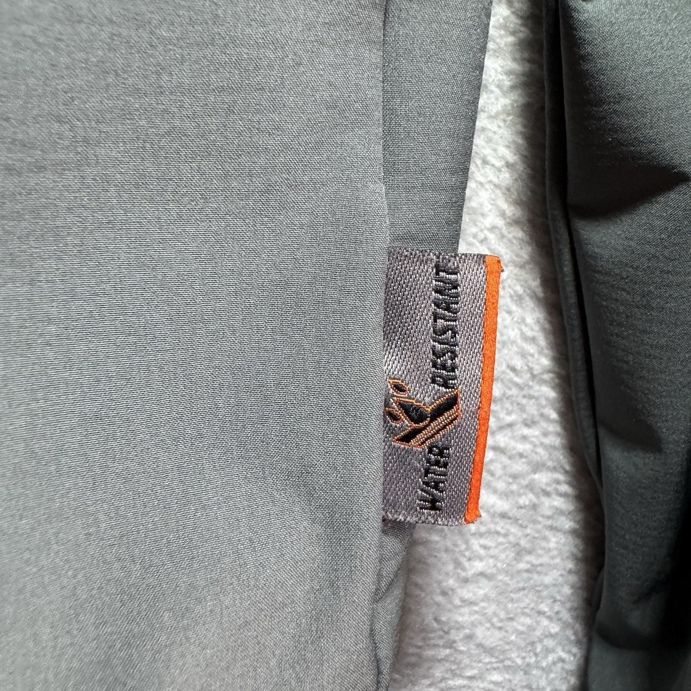 Free Country Jacket Mens Medium M Gray Full Zip Pockets Pewter Water Resistant - Picture 8 of 15